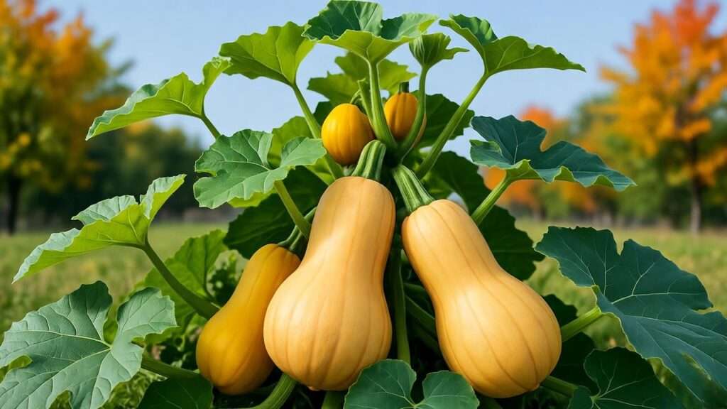 butternut squash plant