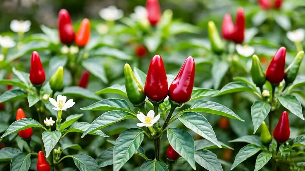 cherry hot pepper plants