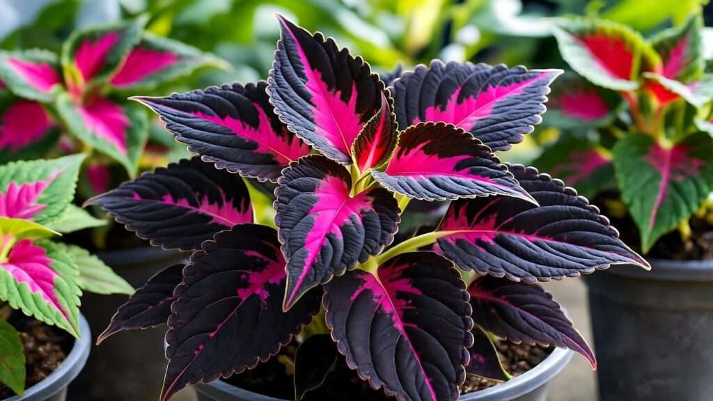 coleus black dragon plant