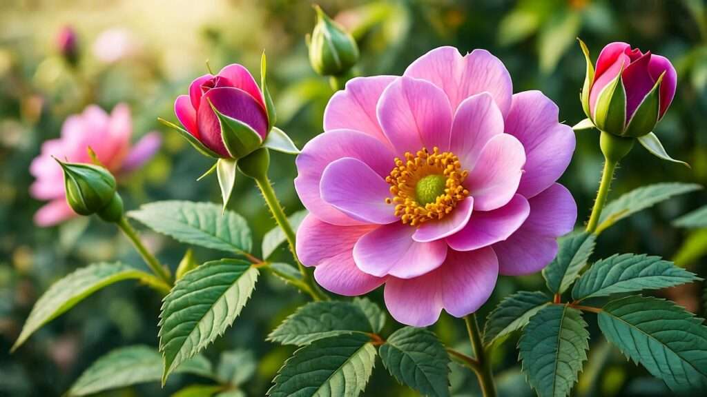 damask rose plants