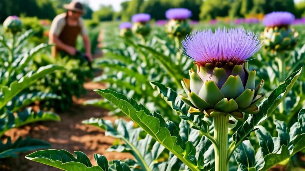 growing artichoke plants