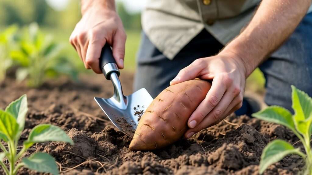 how do i plant a sweet potato