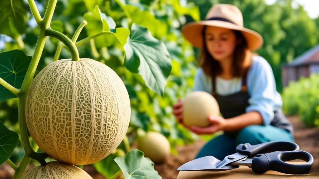how to plant cantaloupe