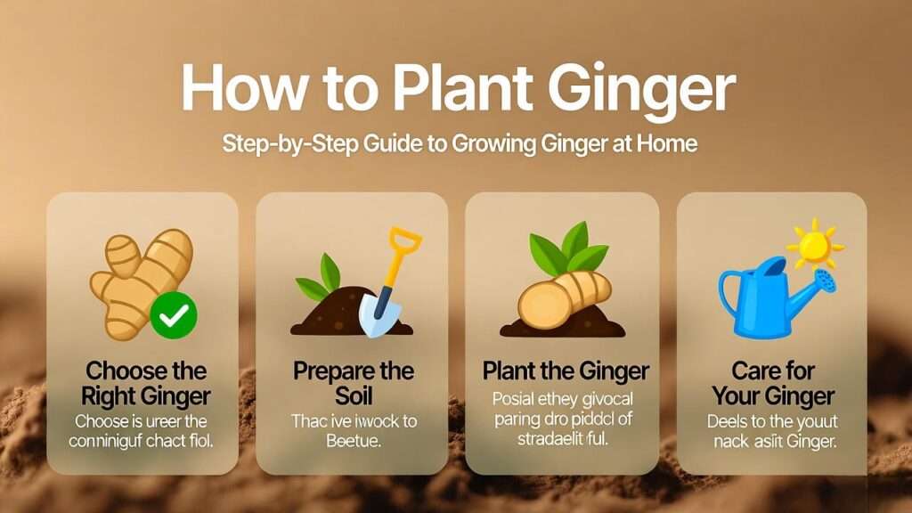 how to plant ginger