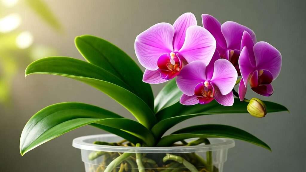 how to water an orchid plant