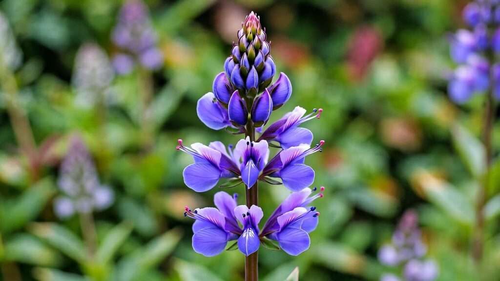 perennial plant purple flowers
