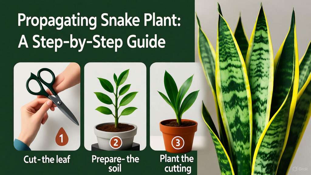 propagating snake plant