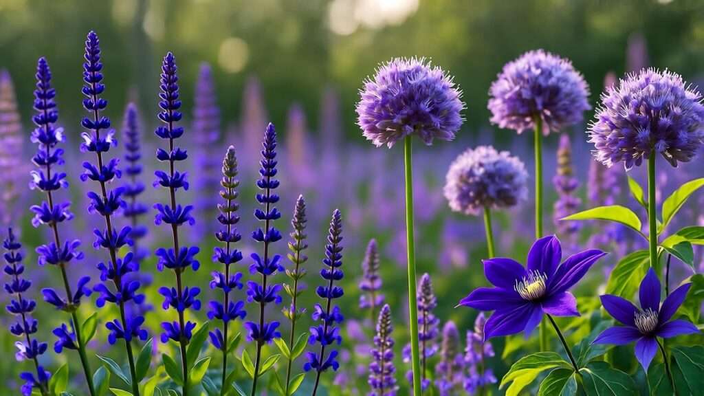 purple flower perennial plants