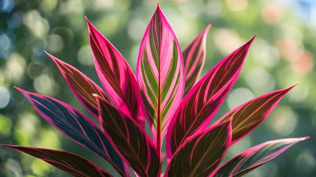 red sister plant