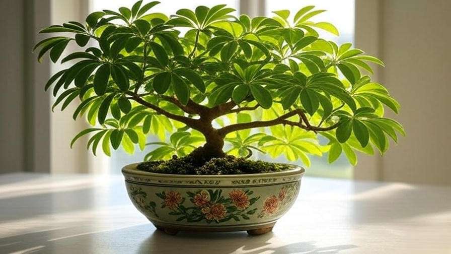 schefflera bonsai tree
