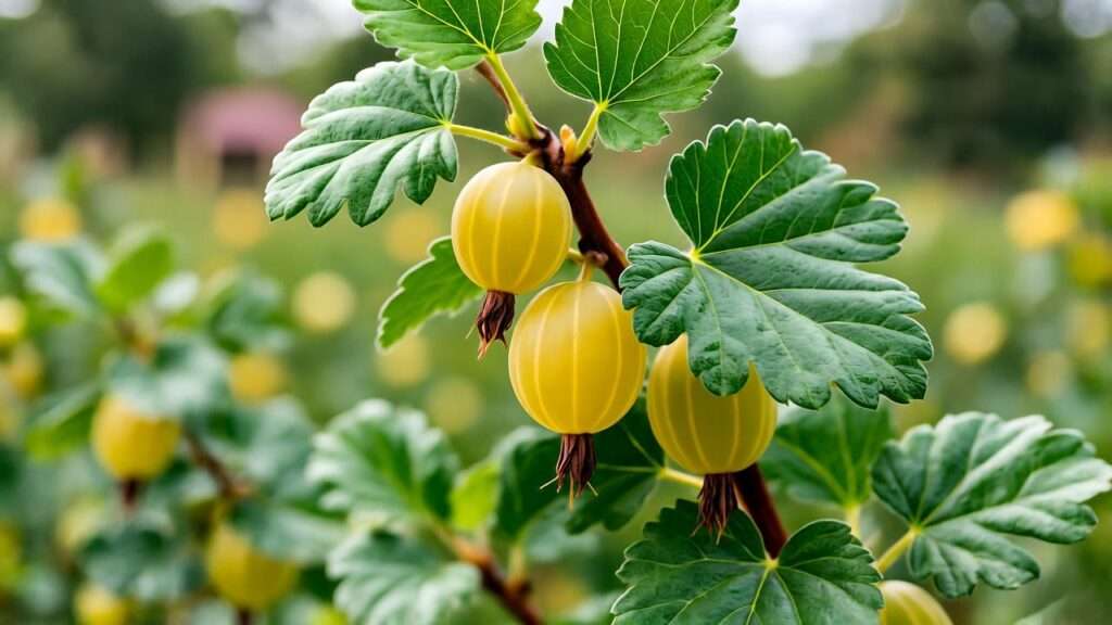 yellow gooseberry plant