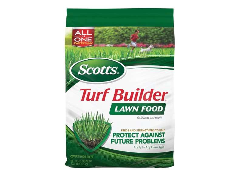Scotts Turf Builder Lawn Food - Fertilizer for All Grass Types, 5,000 sq. ft., 12.5 lbs.
