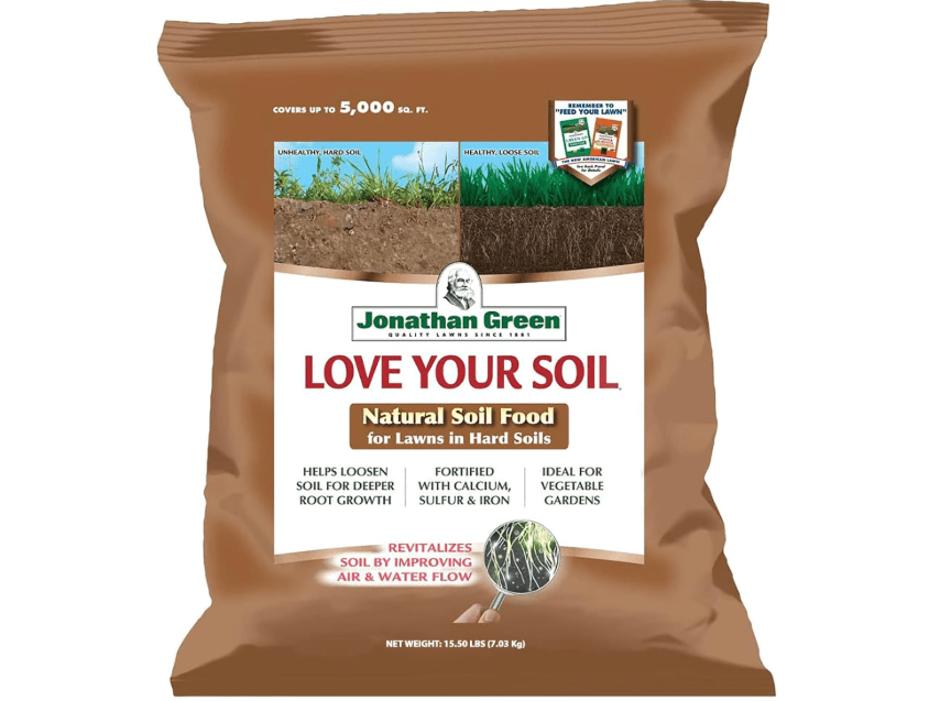 
Jonathan Green (12190) Love Your Soil, Soil Food for Lawns in Hard Soils - Soil Amendment for Grass & Vegetable Gardens (5,000 Sq. Ft.)