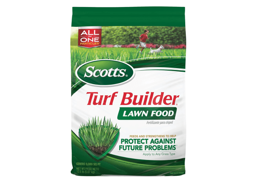 Scotts Turf Builder Lawn Food - Fertilizer for All Grass Types, 5,000 sq. ft., 12.5 lbs.