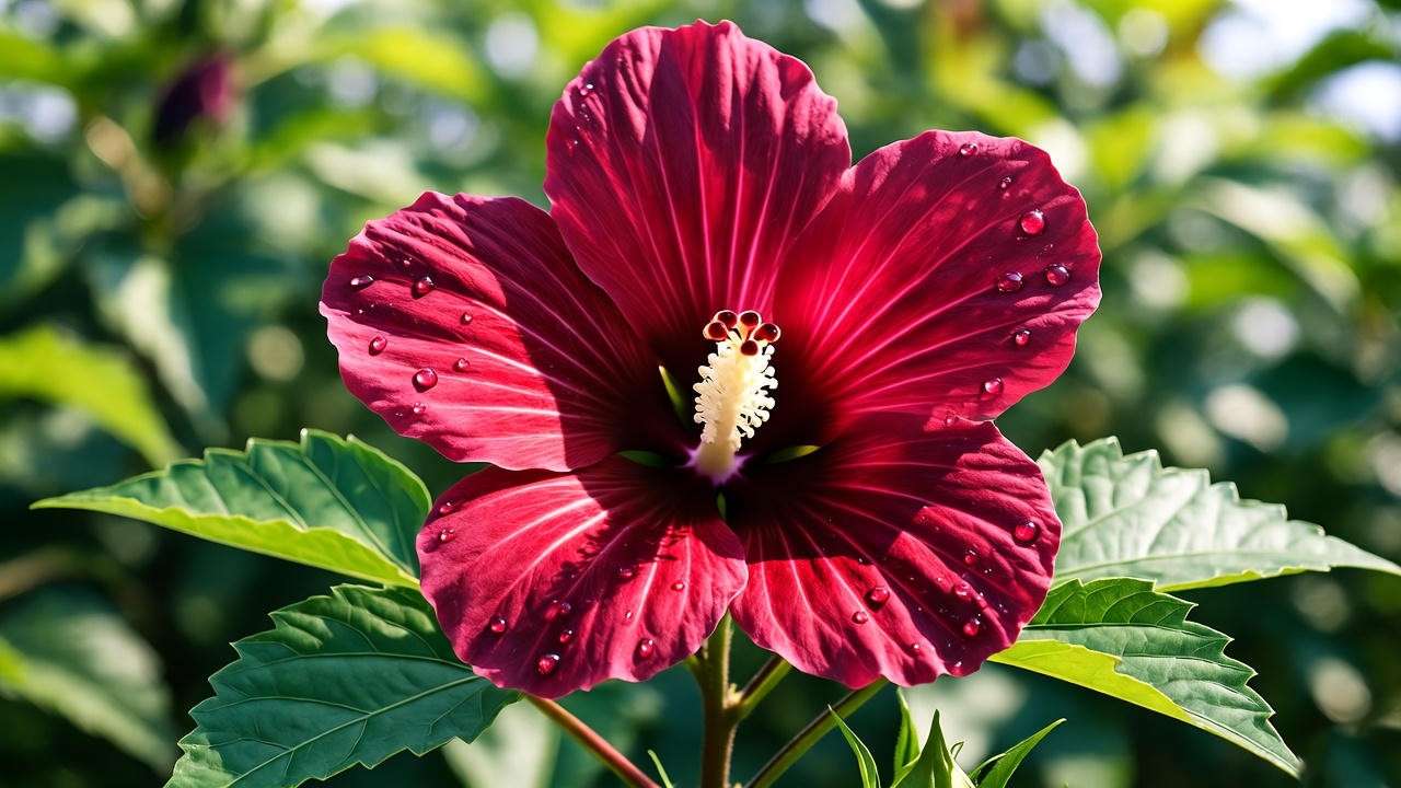 Limelight hydrangea cone-shaped blooms transitioning from lime to pink in autumn