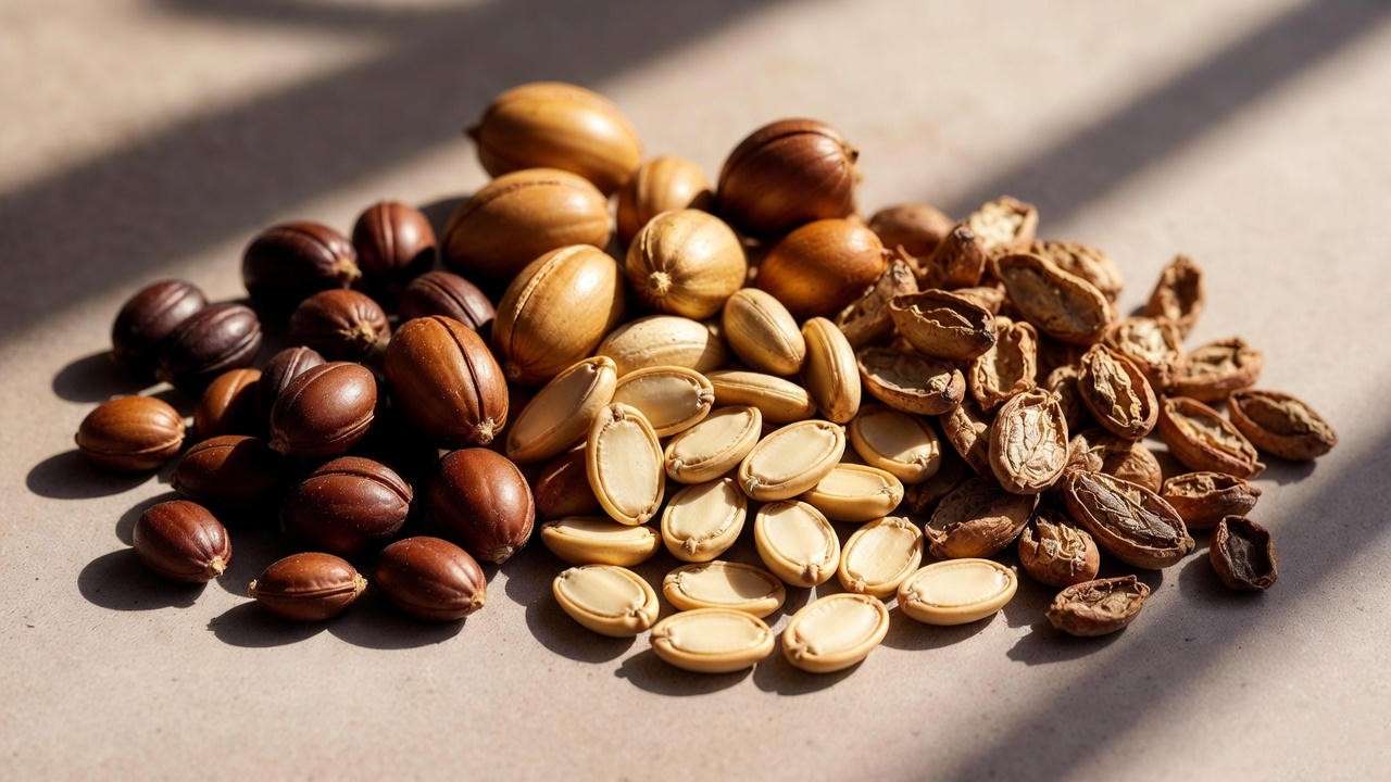 βHigh-quality moringa tree seeds compared with old or damaged seeds.β