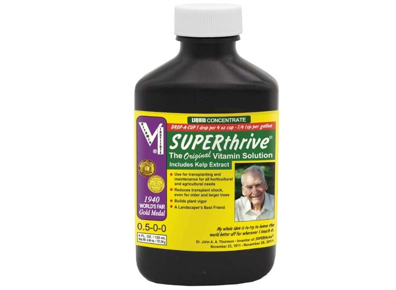 SUPERthrive The Original Vitamin Solution - Liquid Concentrate, May Add to Any Fertilizing Program, 4 fl. oz.
