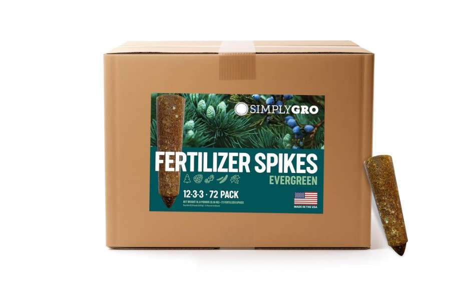 SimplyGro Fertilizer Spikes for Evergreen Trees & Shrubs (72 Spikes - 18.0 Lbs)