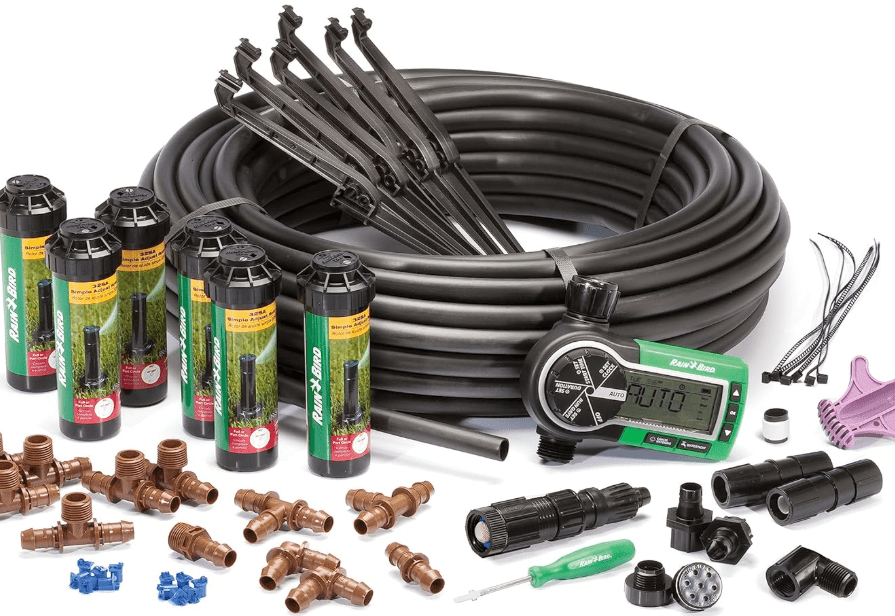  Rain Bird 32ETI DIY Self Install In-Ground Automatic Sprinkler System Kit