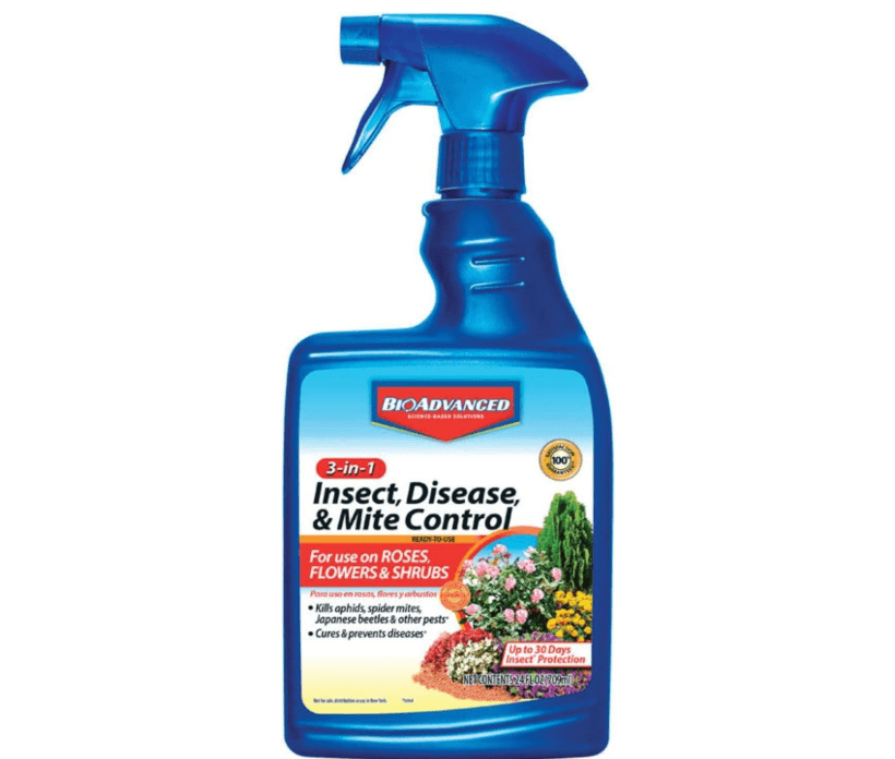 BioAdvanced 3-In-1 Insect, Disease and Mite Control, Fungicide, Ready-to-Use, 24 oz
