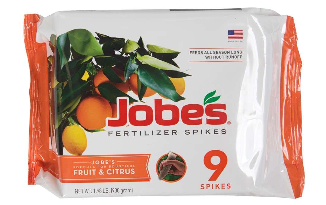 Jobe’s Garden Fertilizer Spikes, Easy Plant Care Slow Release Fertilizer for Fruit and Citrus Plants and Trees, 9 Count
