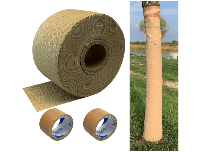 213 Ft Paper Tree Wrap For Damaged Bark, Weather Resistant Tree Trunk Protectors Wraps To Protect Bark, Breathable Tree Bark Repair Wrap Bandage For Frost,.
