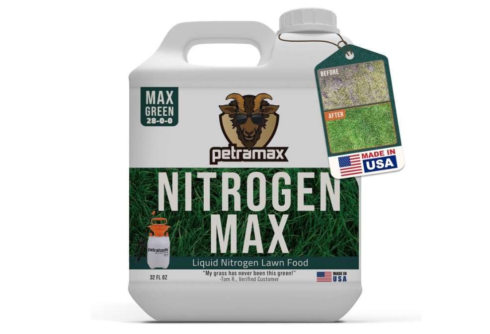 PetraMax Green Grass Paint & PetraTools Liquid Nitrogen Fertilizer – The Ultimate Lawn Revival Bundle
