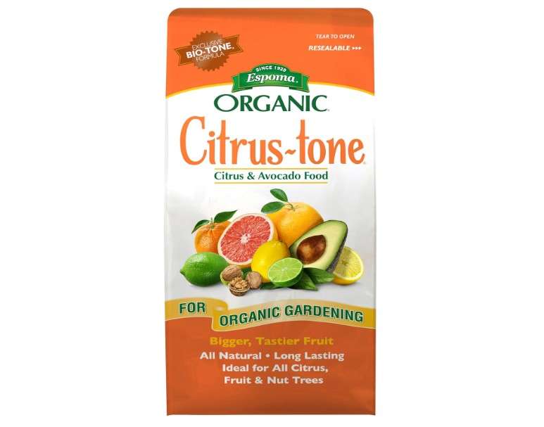 Espoma Organic Citrus-Tone 5-2-6 Natural & Organic Fertilizer and Plant Food for All Citrus, Fruit, Nut & Avocado Trees; 4 lb. Bag. Promotes...
