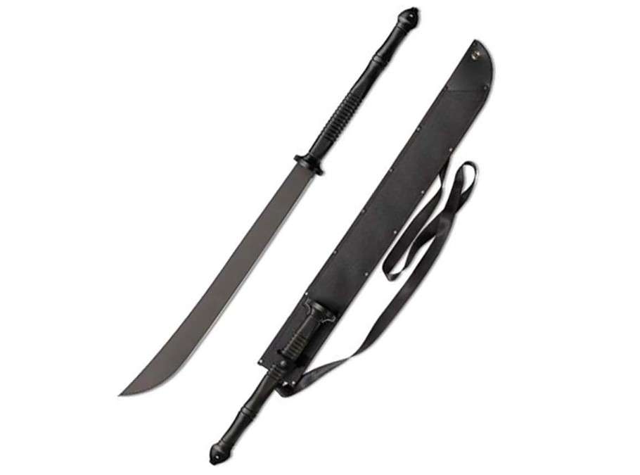 Cold Steel All Purpose Tactical Machete with Sheath, Great for Clearing Brush, Survival, Camping and Outdoor Activities, Thai Machete, One Size
