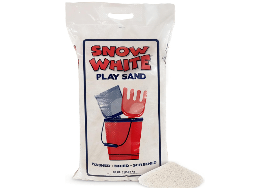 U.S. Silica Large 50 Pound Play Sand, Finely Graded, Fully Washed and Easy to Use for Children's Art, Trays, and Sandbox, 1 Pack