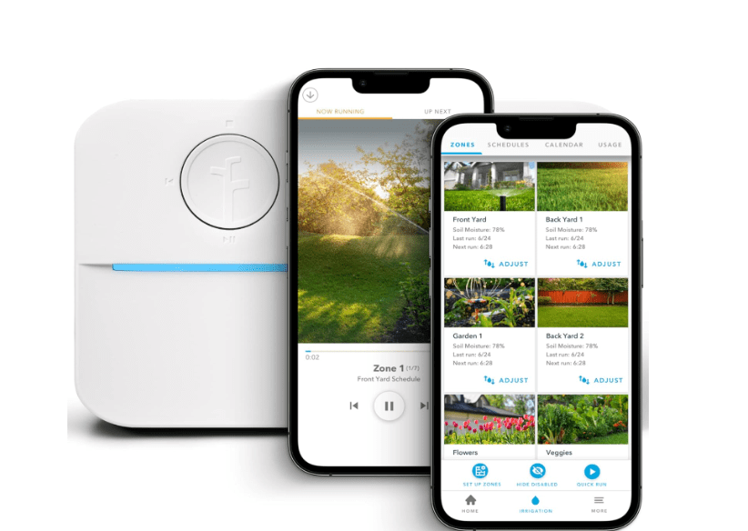 Rachio WiFi Smart Sprinkler Controller (8-Zone Irrigation Remote Control) – App-Based Scheduling, Local Weather Intelligence, Rain Skips, Easy DIY Install