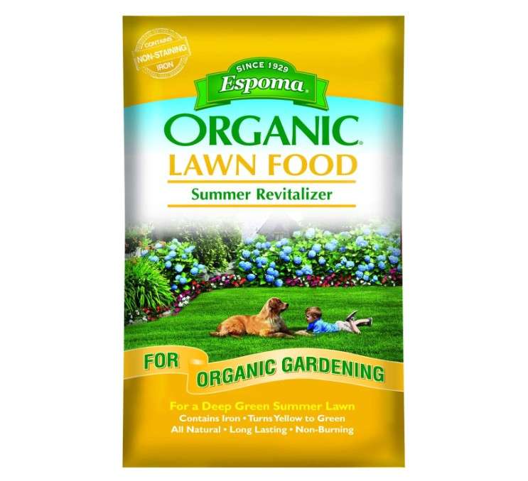 Espoma Organic Lawn Food Summer Revitalizer 8-0-0 Natural & Organic Fertilizer for All Lawns; Provides Iron & Long Lasting Organic Nitrogen for a...
