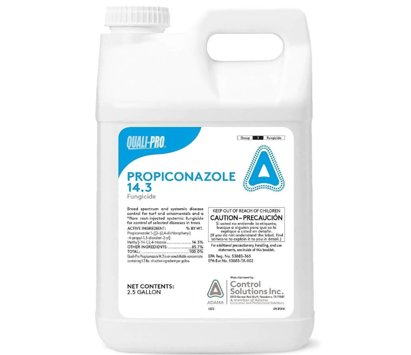 Quali-Pro Propiconazole 14.3 Systemic Turf & Ornamental Fungicide | Broad-Spectrum Disease Control for Grasses, Trees, Shrubs and Flowers (Gallon