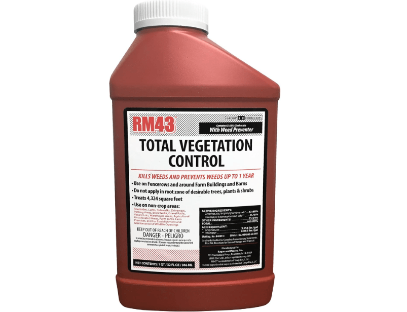 RM43 76502 32Oz Total Veg Control Glyph Imazapyr Weed Preventer, 0.25 - Gallon