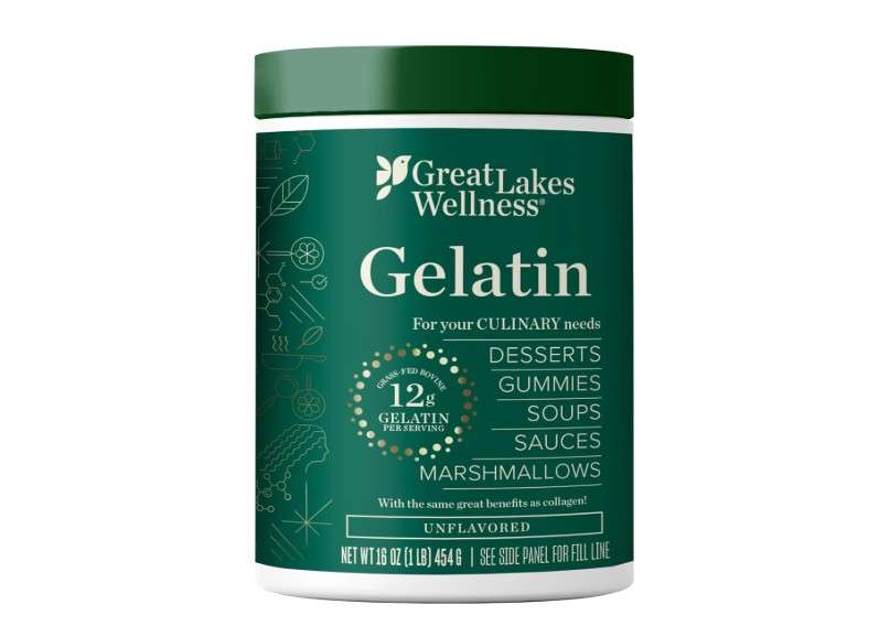 Great Lakes Wellness Beef Gelatin Powder for Culinary Needs - Perfect for Gummies, Marshmallows, Desserts and more - Unflavored - Grass-Fed, Kosher, Keto,...