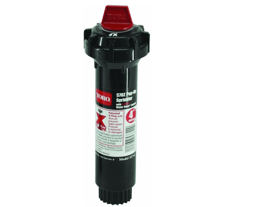  Toro 53742 570 Pop-Up with X-Flow Sprinkler, 4-Inch , Black