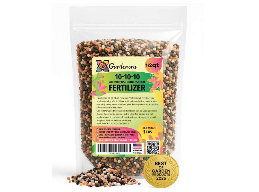 𝐁𝐄𝐒𝐓𝐒𝐄𝐋𝐋𝐄𝐑 10-10-10 Plant Fertilizer Slow Release | 10 10 10 All Purpose Fertilizer for Fruit Trees, Evergreens, Vegetables, Arborvitae, Fig Trees...
