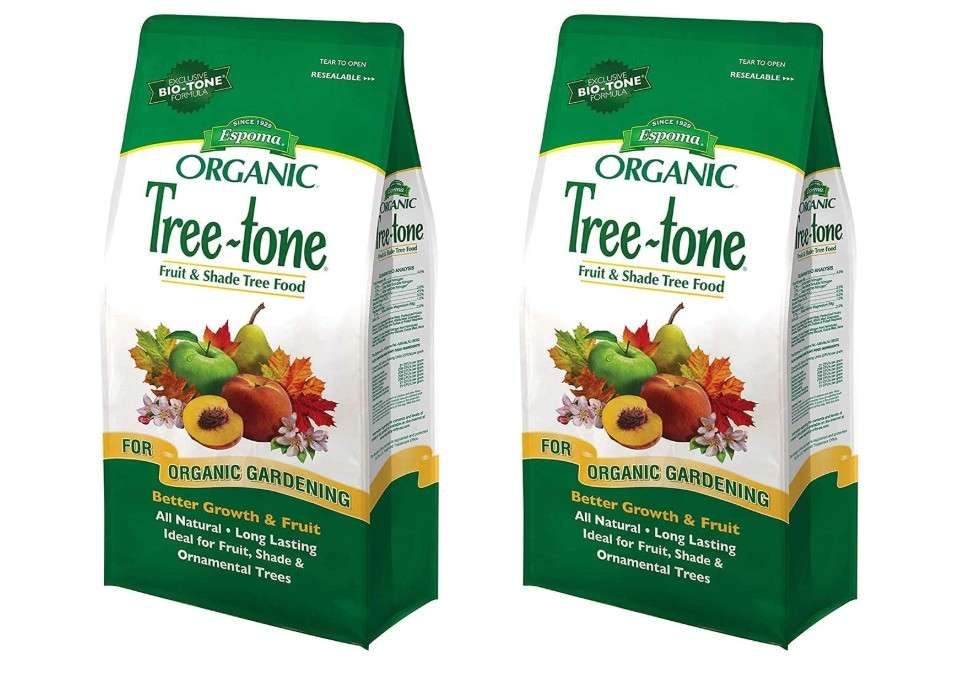 Espoma Organic Tree-Tone 6-3-2 Natural & Organic Fertilizer and Plant Food; 4 lb. Bag; Organic Fertilizer for All Trees. Use for Fruit Trees Like Peach...