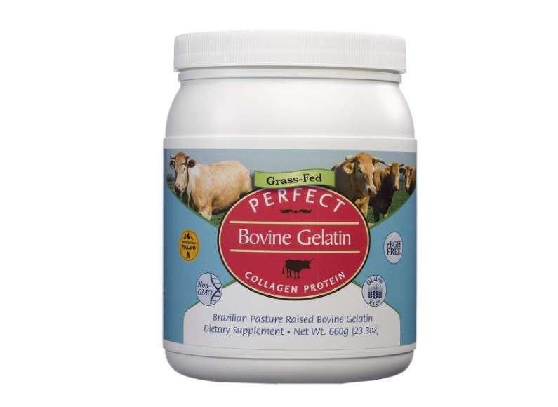 Perfect Supplements – Perfect Bovine Gelatin – 660 Grams – 100% Beef Gelatin Collagen Protein – Supports Healthy Skin & Joint Health