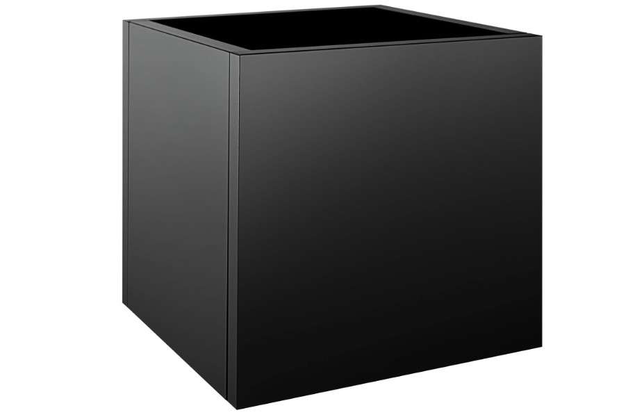 Meyoppm Steel Planter Box 24"x24"x25", Square Metal Planter Box Indoor&Outdoor, Steel Planter Heavy Duty for Commercial and Residential Use