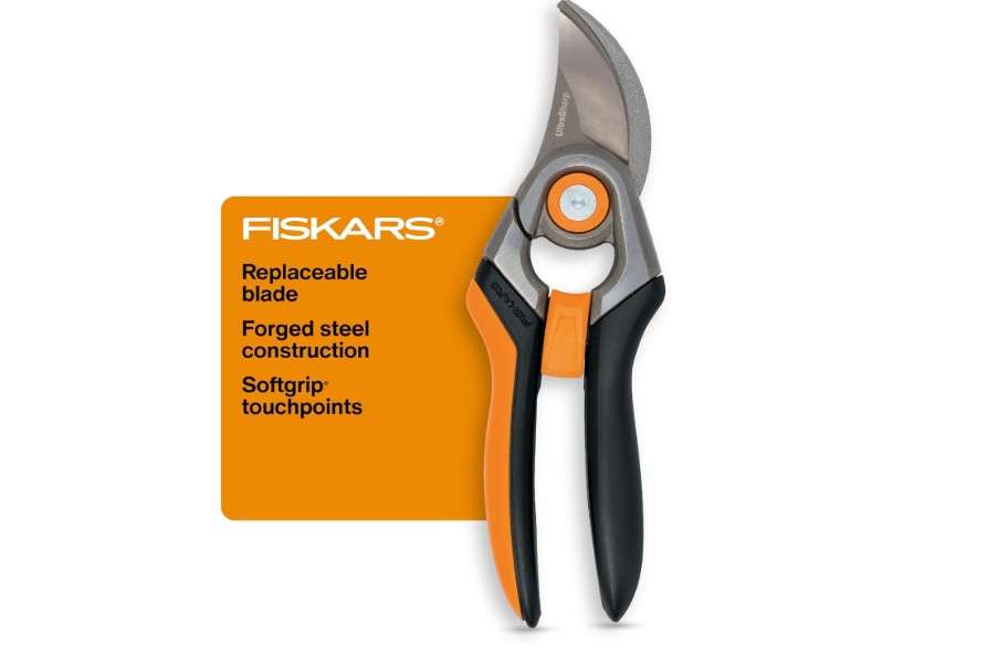 Fiskars Bypass Pruning Shears, 1-Inch Cut Capacity Softgrip Pruner, Forged Steel Replaceable Blade Stays Sharp Through Heavy Use with Rust Resistant,...
