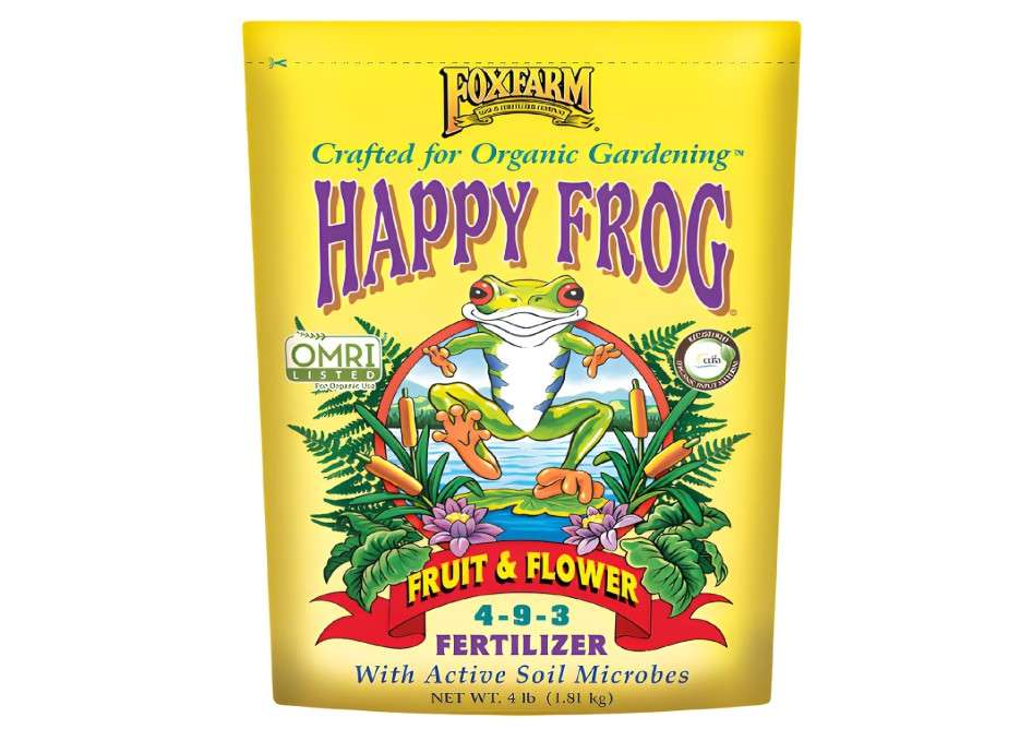Fox Farm Happy Frog Fruit & Flower Fertilizer – Organic Blend for Abundant Fruits & Vibrant Flowers, Phosphorus Fertilizer with Mycorrhizal Fungi,...
