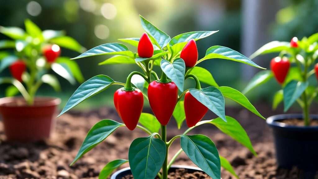 small red pepper plant