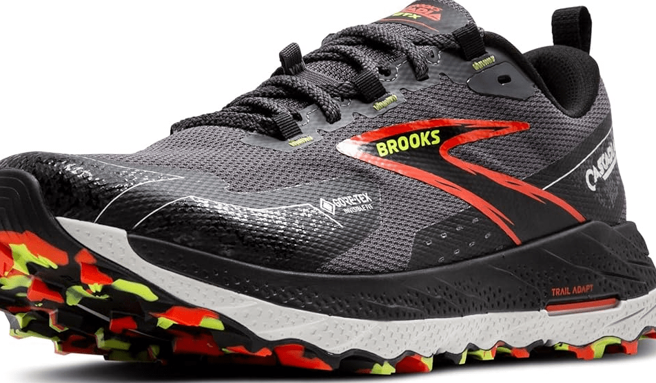 Brooks Men’s Cascadia 18 GTX Waterproof Mountain Trail Running Shoe