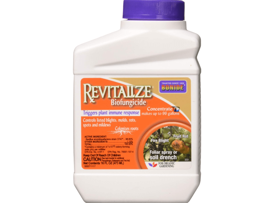 Bonide Revitalize Biofungicide, 16 oz Concentrate Disease Control for Organic Gardening, Controls Blight & Mold