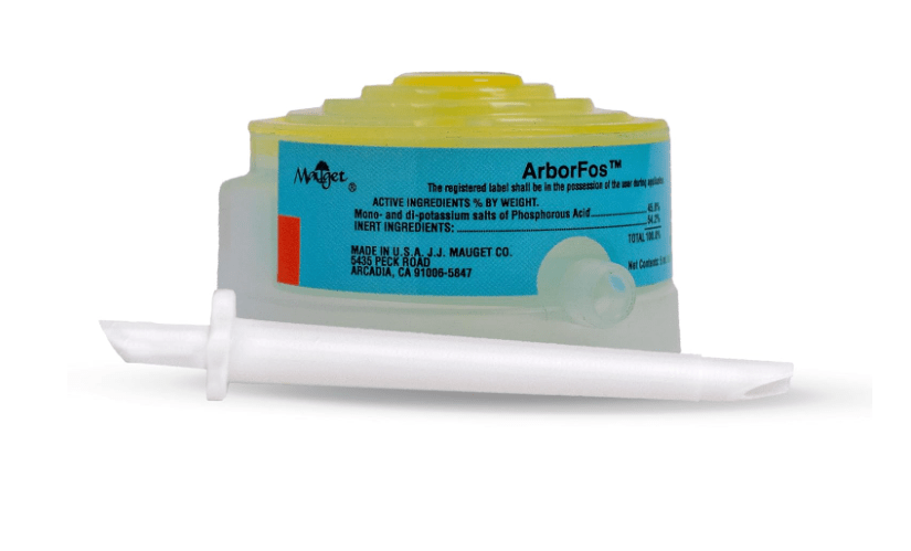 Mauget ArborFos Injector - 5ml Fungicide for Trees, 45.8% Phosphoric Acid for Stronger Immunity & Vibrant Leaves, Spill-Proof Fungicide for Mold Removal.