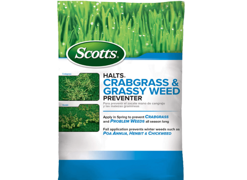 
Scotts Halts Crabgrass and Grassy Weed Preventer, Crabgrass Preventer, Pre Emergent Weed Control for Lawns, Prevents Chickweed & More, Treats