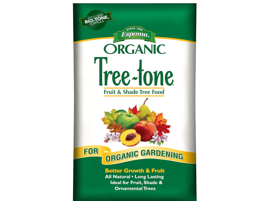 Espoma Organic Tree-Tone 6-3-2 Natural & Organic Fertilizer and Plant Food; 36 lb. Bag; Organic Fertilizer for All Trees. Use for Fruit Trees Like Peach