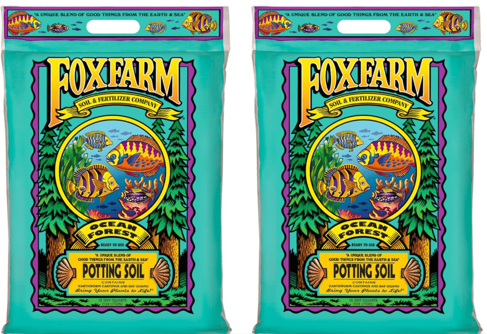 FoxFarm Ocean Forest Potting Soil, 12qt – Light, Aerated Texture, Designed for All Container Plants – pH Adjusted for Optimal Nutrient Uptake, Effectively..