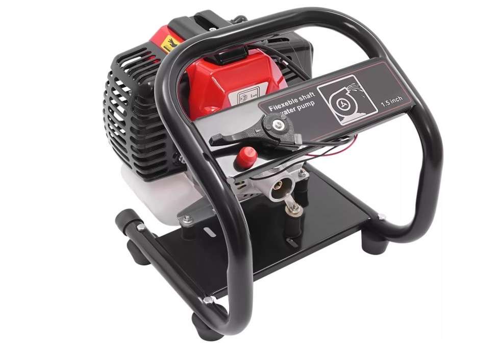 Gasoline Engine Water Pump, 2Stroke/4Stroke Gas Powered Water Pumps Semi Trash Pumps W/Air-Cooling System For Agricultural Irrigation Industrial Wastewater...